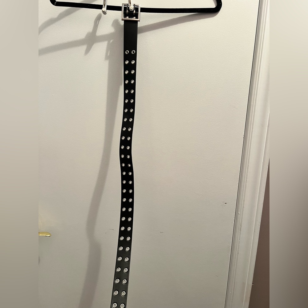Black Studded Belt
